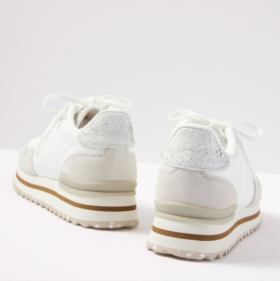 Woden Scandanavian Nora III Leather Plateau Sneakers - Picture 4 of 13